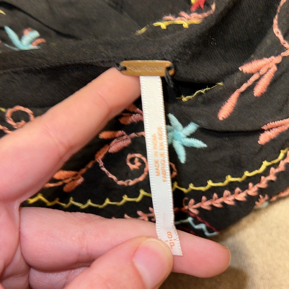 Free People Batiste Frida Embroidered Dress Size Small - Picture 9 of 11